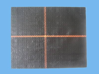 Phormisol 100g noir/carrés oranges - 335 cm x 100 m